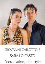 GIOVANNI CAILOTTO E SARA LO CASTO  Danze latine, latin style